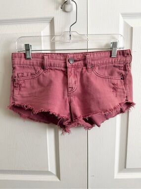 5 for $25! BDG Rose Pink Frayed Denim Cutoff Shorts